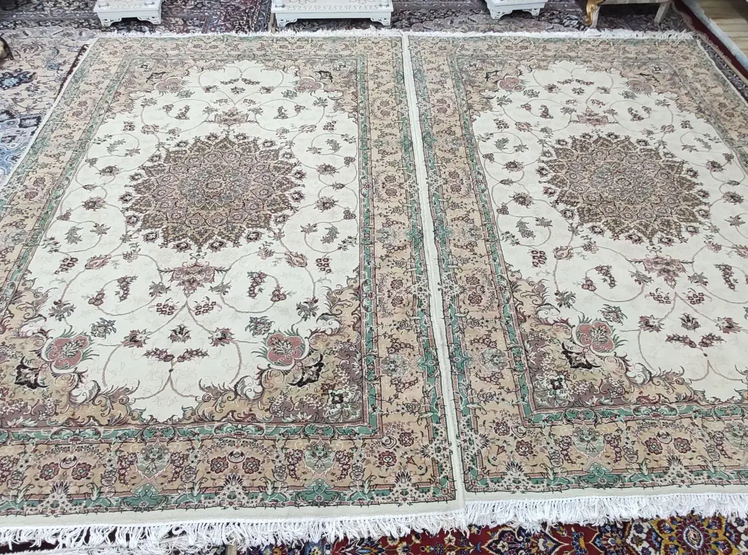 یک جفت فرش شش متری طرح جدید|فرش|مرند, |دیوار