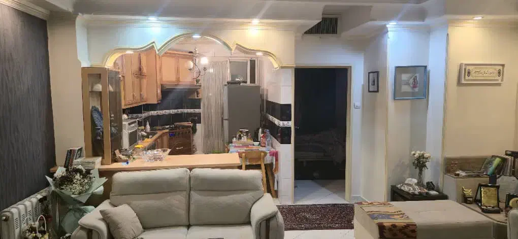 ۷۳متر دوخوابه طبقه ۴ سازمان برنامه شمالی