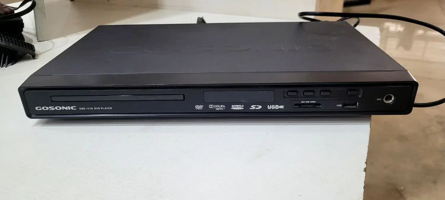 دی وی دی پلیر  gosonic  gsd 1216|پخش‌کننده DVD و ویدیو|مشهد, سجاد شهر|دیوار