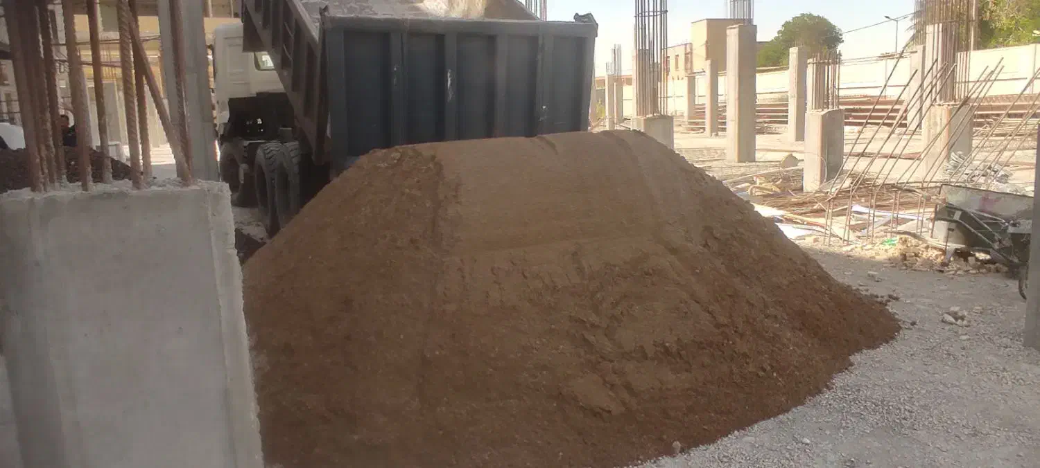 ماسه شن سنگ کوه  خاک شیرین|مصالح و تجهیزات ساختمان|خرمشهر, |دیوار