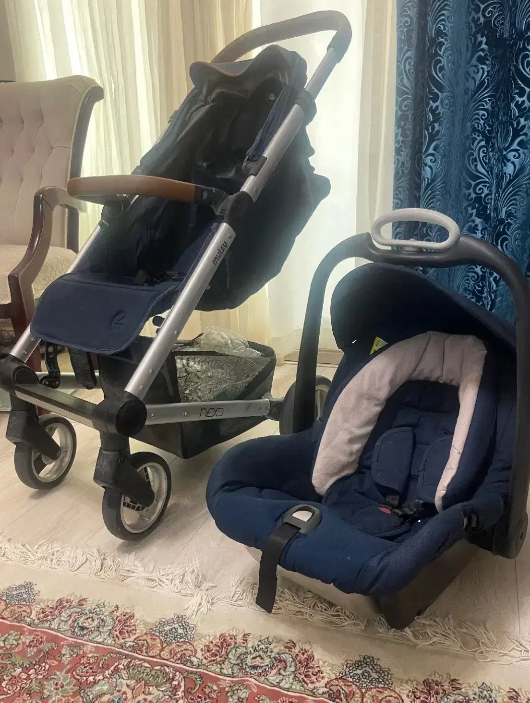 کالسکه وکریر هلندی مناسب سیسمونی تمیز|کالسکه و لوازم جانبی|گلستان (تهران), |دیوار