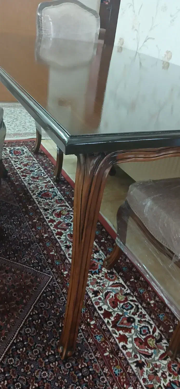 میز‌غذا ‌خوری‌۶‌نفری|میز و صندلی غذاخوری|زنجان, |دیوار