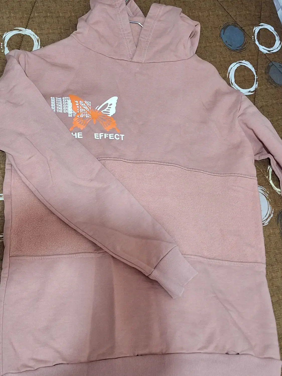 هودی خز دار و کلاه دار صورتی خوش رنگ|لباس|رشت, شهرک قدس|دیوار