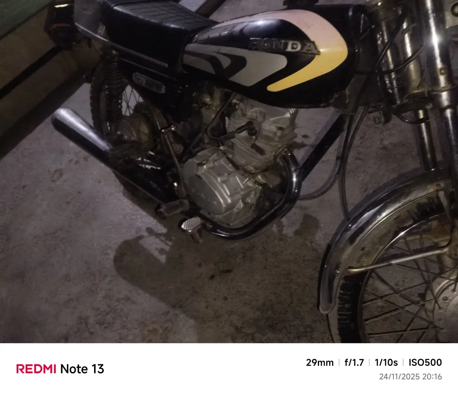 موتور 125 مدارک کامل پلاک ملی آماده برای انتقال|موتورسیکلت|مزرعه کتول, |دیوار