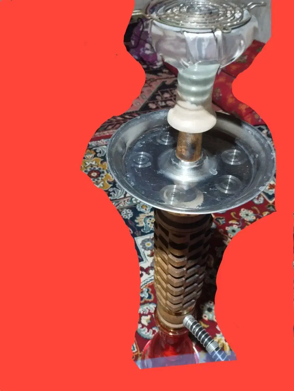 قلیون چوبی طعم شلیل توضحیات بخون|کوهنوردی و کمپینگ|میانه, |دیوار