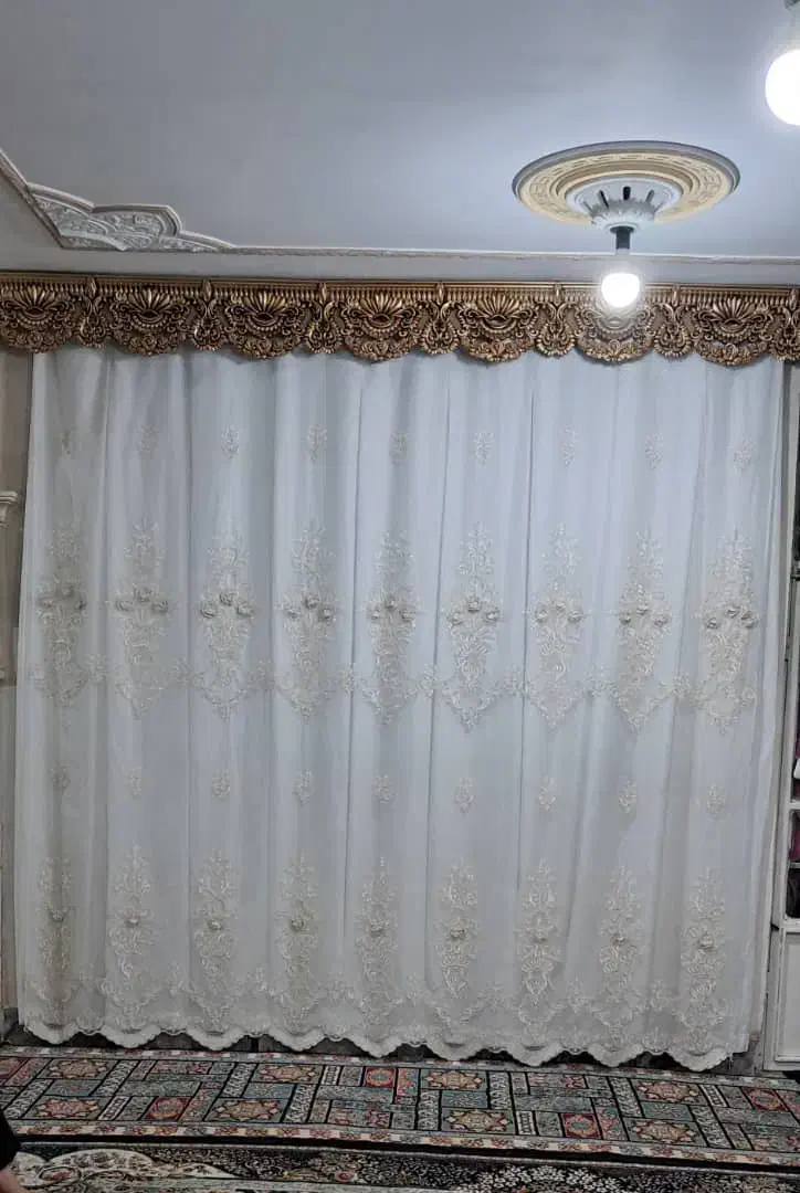 پرده با کتیبه|پرده، رانر، رومیزی|بروجرد, |دیوار