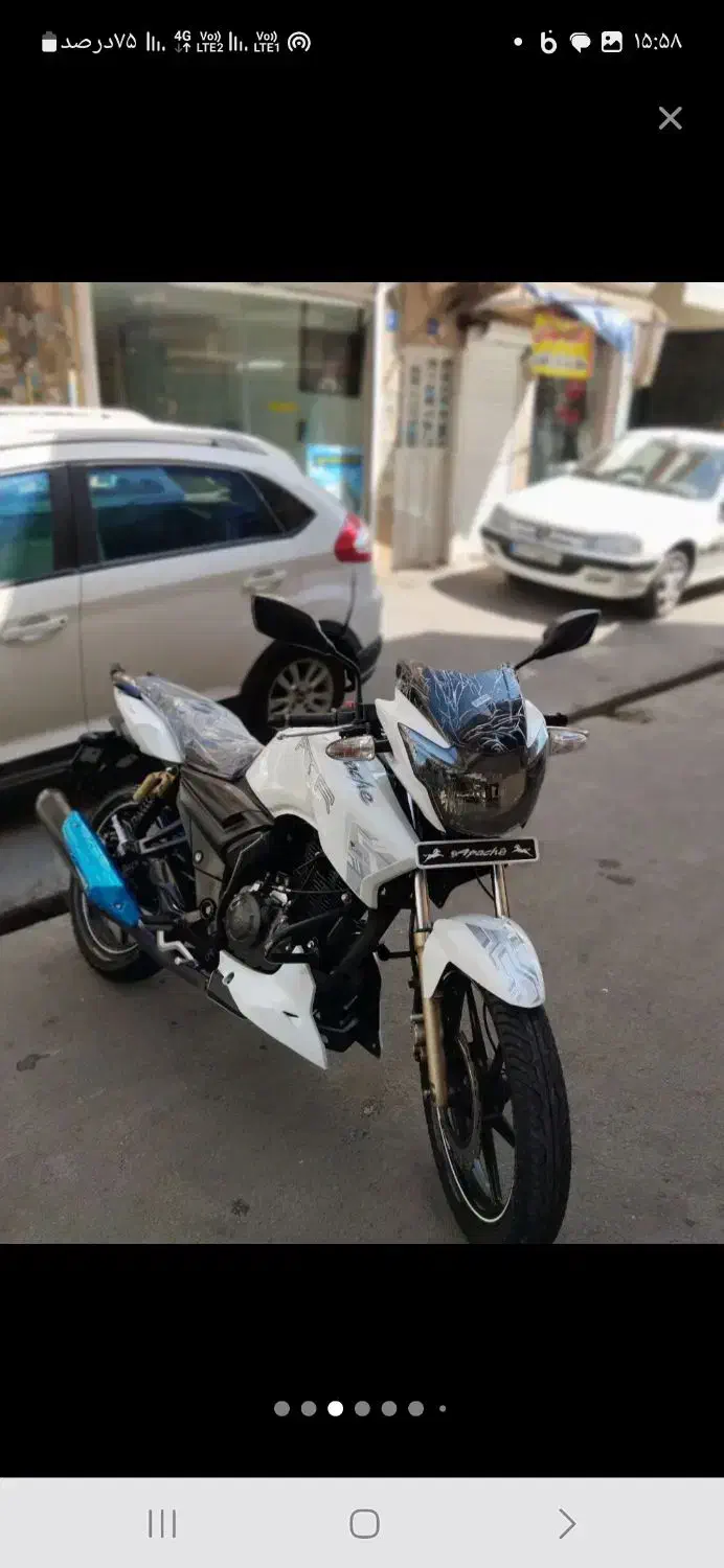 فروش آپاچی در حد صفر بشرط کار شناسی|موتورسیکلت|قرچک, میرزائی شمالی|دیوار