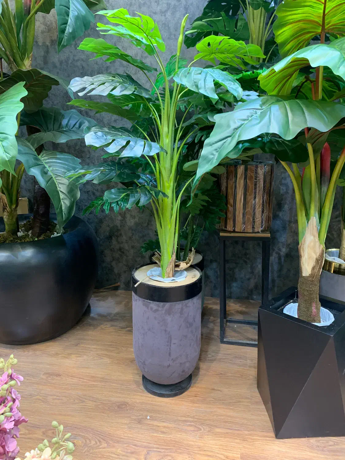 درخت مصنوعی|گل مصنوعی|آفتاب, |دیوار