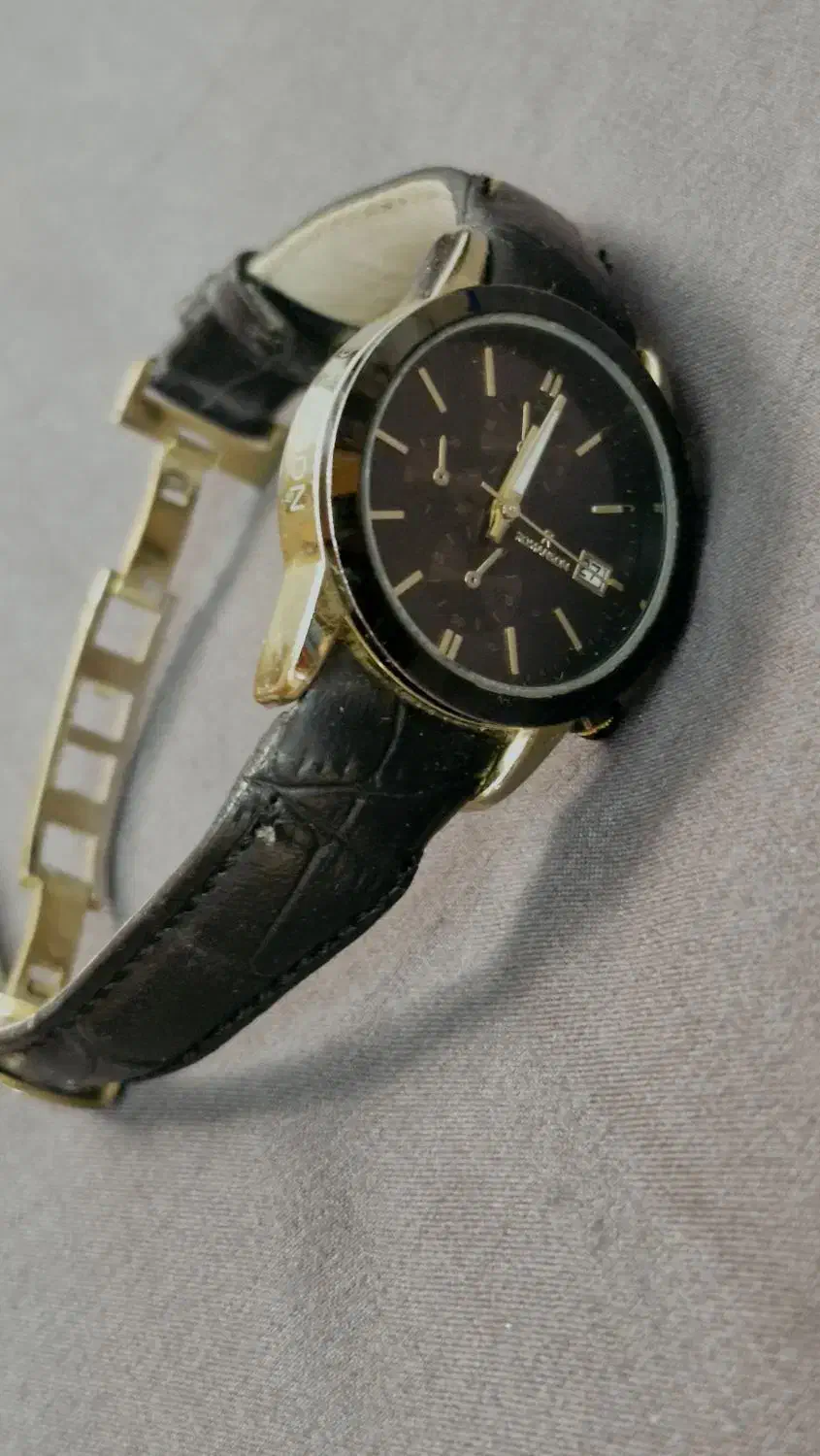 ساعت رومانسون مشکی تقویم دار زنانه|ساعت|کرمان, |دیوار