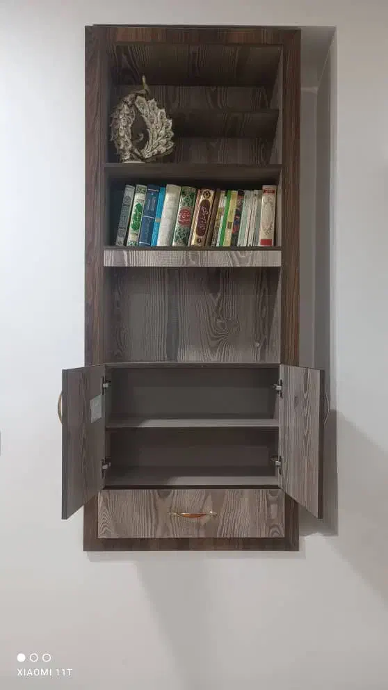 کمد دکوری و کتابخانه|کتابخانه، شلف، قفسه‌های دیواری|دهلران, |دیوار