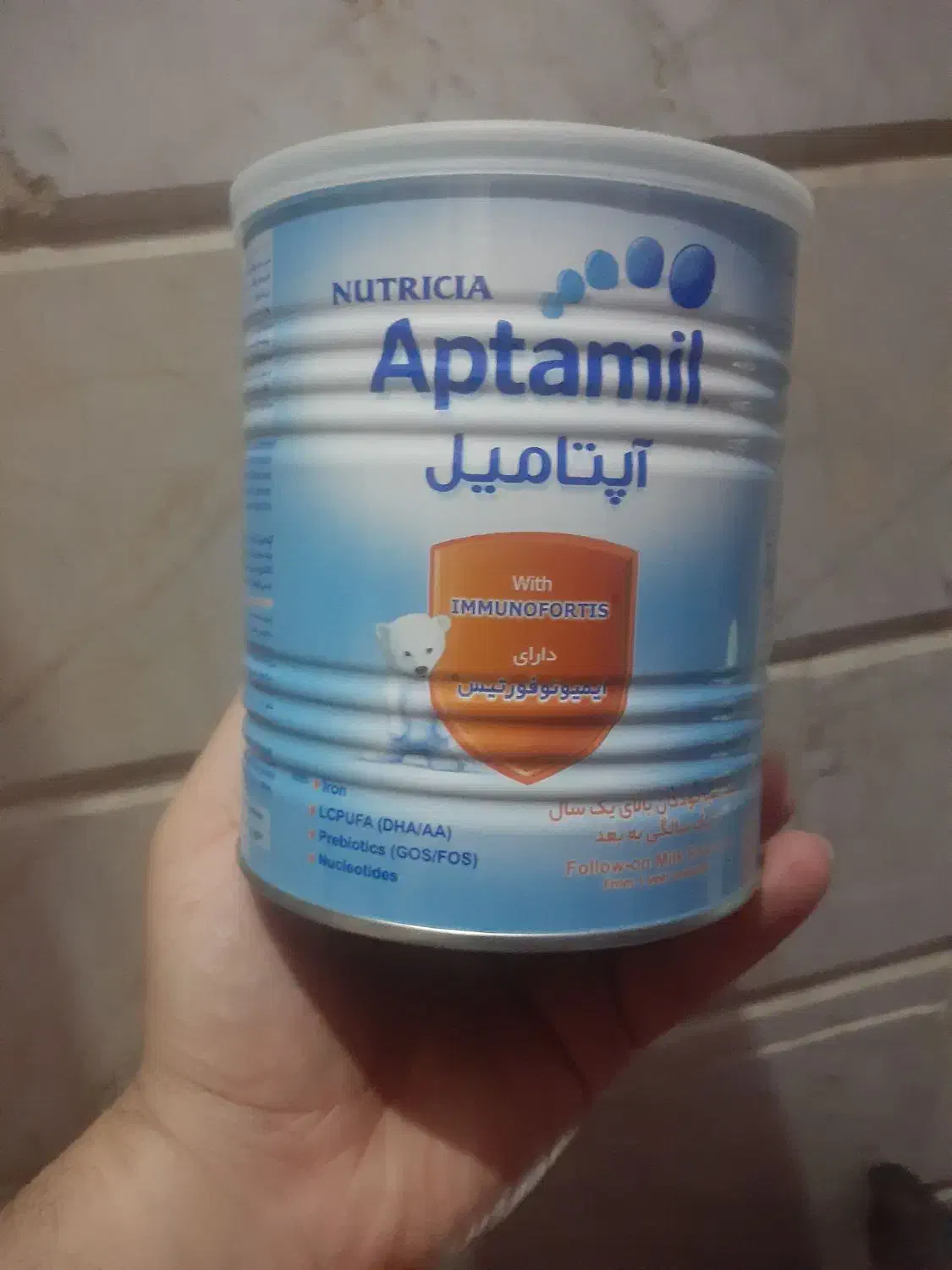 قوطی شیر خشک|ظروف نگهدارنده، پلاستیکی، یک‌بارمصرف|قم, شاه سید علی|دیوار