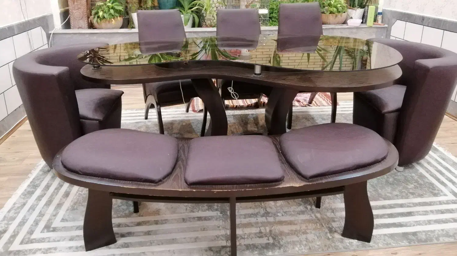 میزنهارخوری|میز و صندلی غذاخوری|کازرون, |دیوار