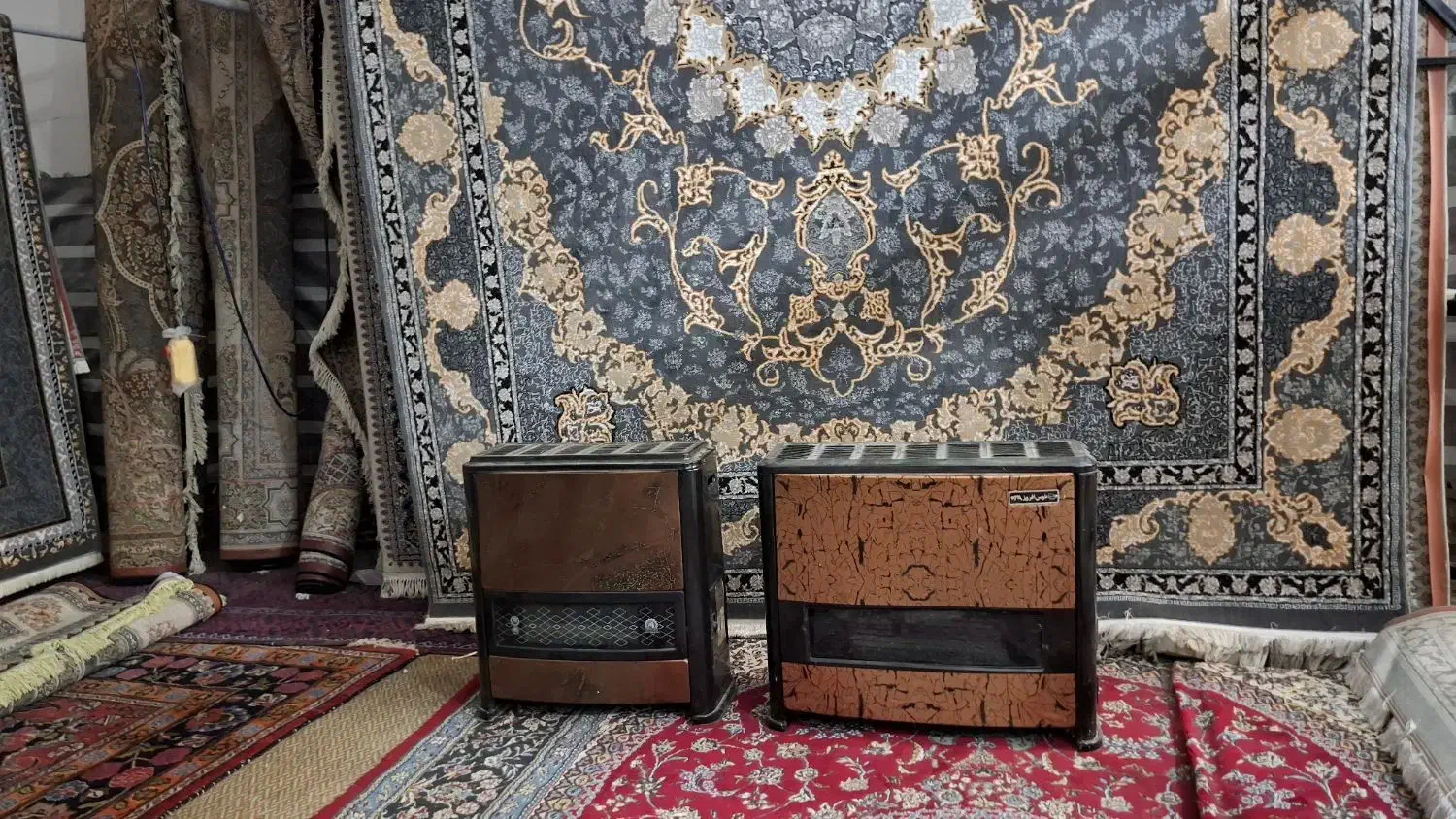 بخاری گازی آلیاژ سنگین وصحفه چدنی وپرحرات|بخاری، هیتر، شومینه|گنبد کاووس, |دیوار