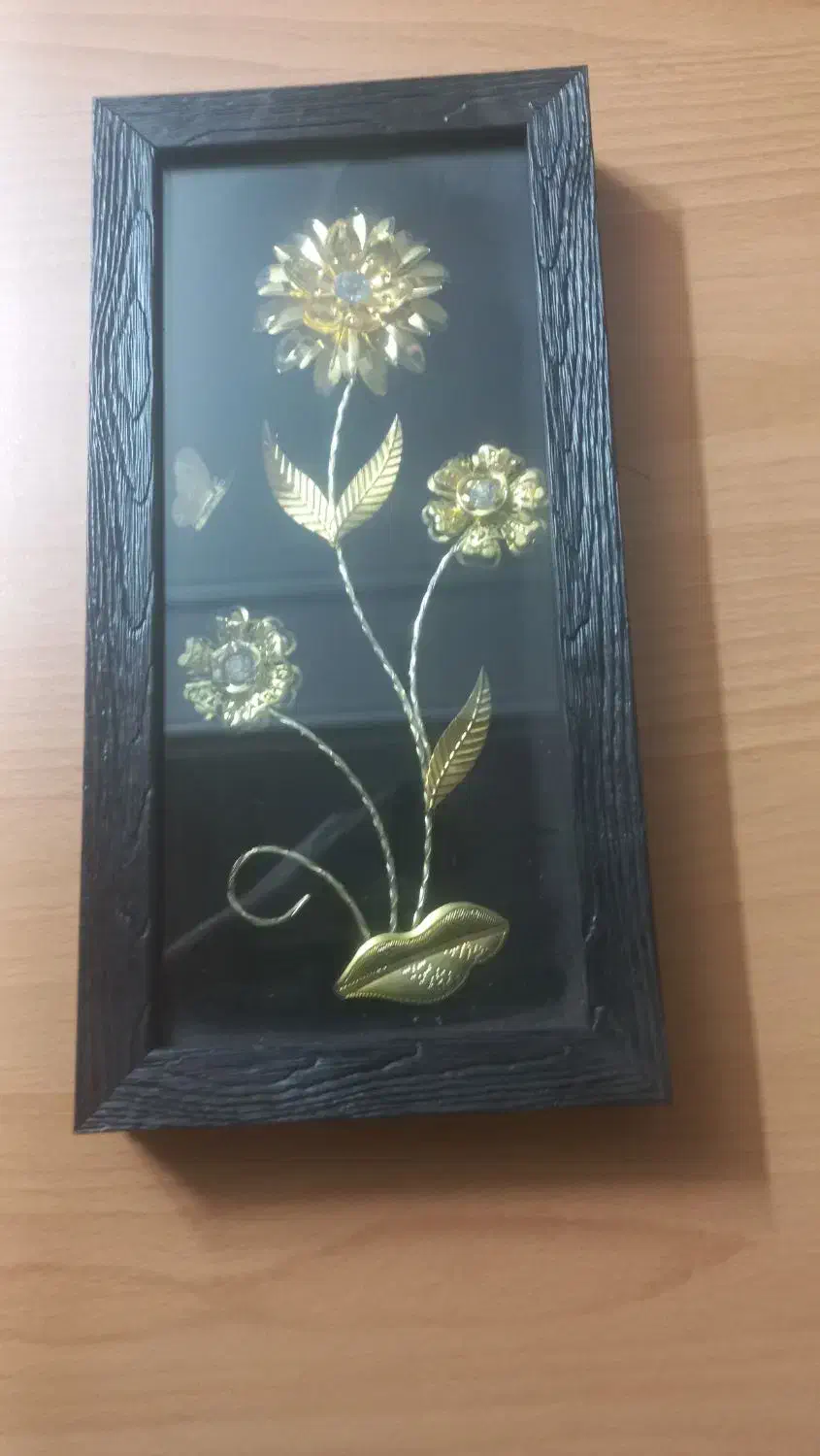 تابلو گل سه تایی|تابلو، نقاشی، عکس|ری, فیروزآبادی|دیوار