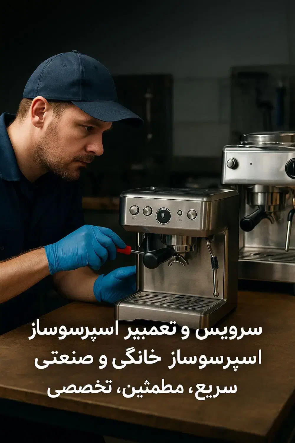 تعمیر دستگاه اسپرسوساز خانگی و صنعتی و قهوه ساز|کافیشاپ و رستوران|کیش, |دیوار