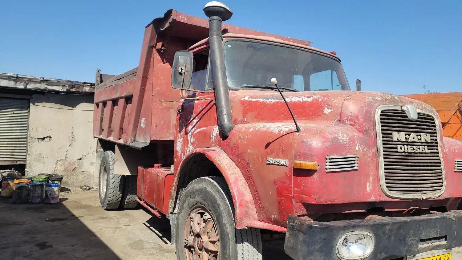 مان کمپرسی عراقی|خودرو سنگین|کرمانشاه, |دیوار