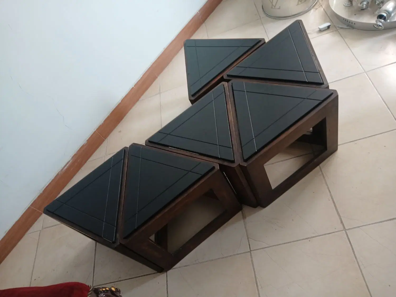 میز جلو مبلی روستیک صندلی تک نفره میز بار|مبلمان خانگی و میز عسلی|تهران, شهرک چیتگر|دیوار