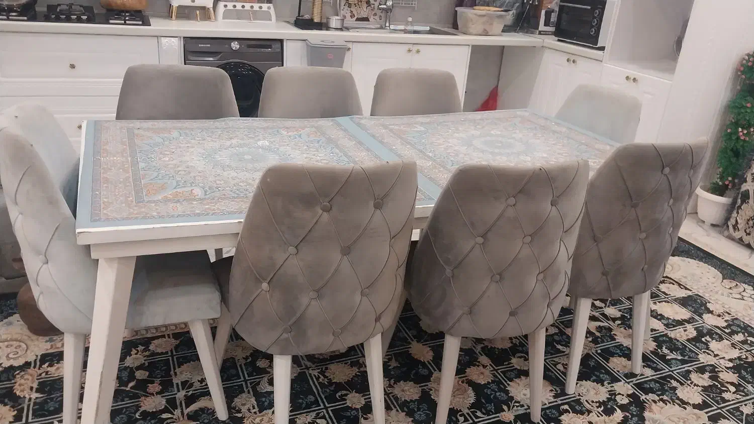 میزنهارخوری ۸نفره درحدنو|میز و صندلی غذاخوری|بندرعباس, |دیوار