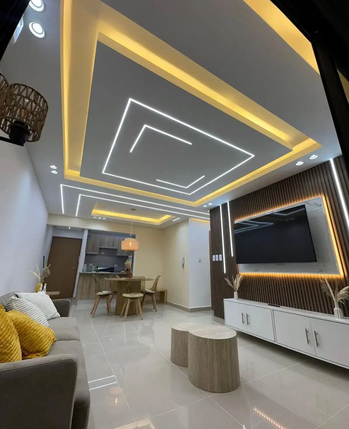 سقف کاذب کناف، دیوار کناف و دکوراسیون داخلی|خدمات پیشه و مهارت|سنندج, |دیوار