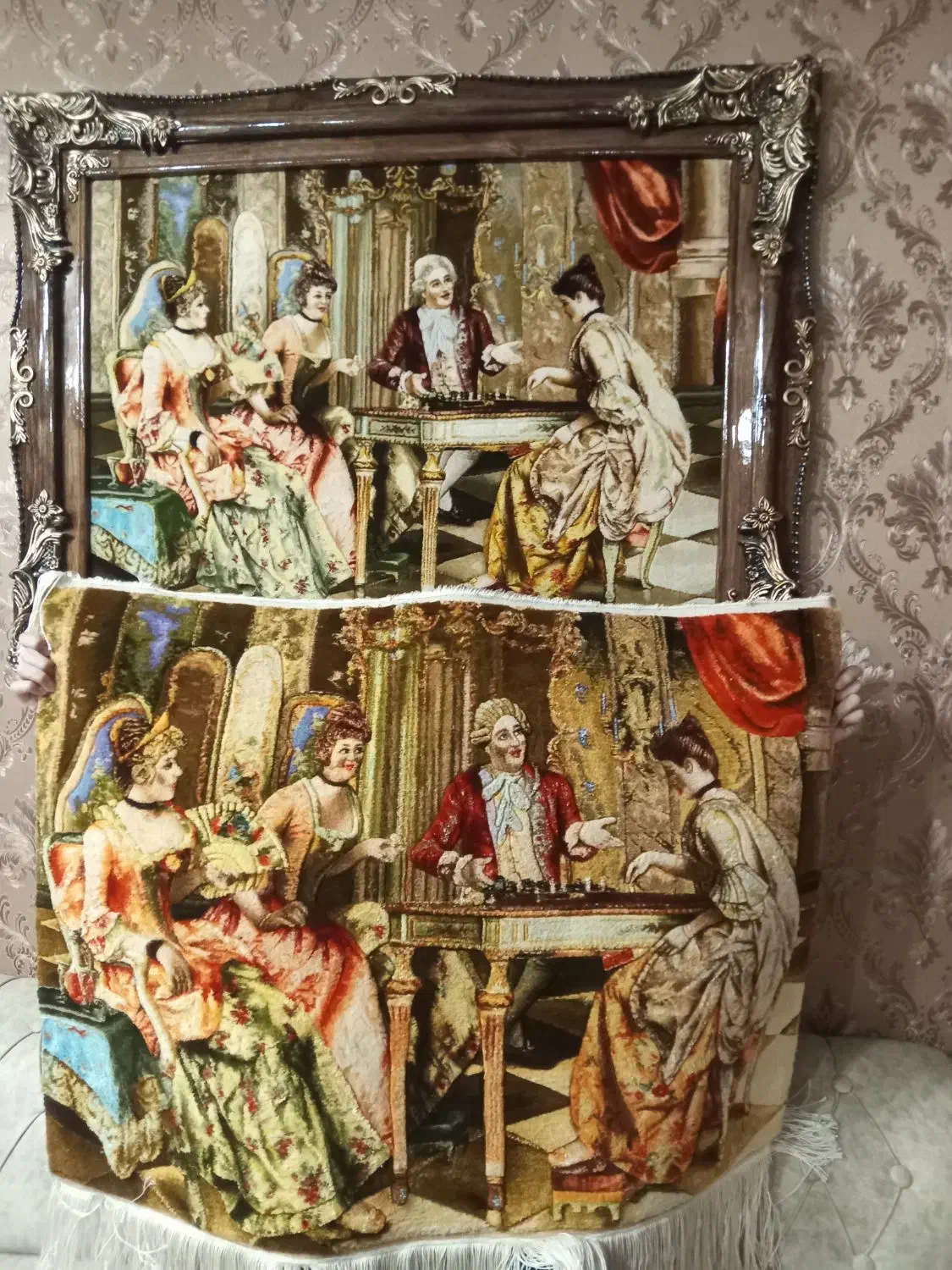 سفارش بافت فرش و تابلوفرش پذیرفته میشود|تابلو فرش|اهواز, نادری|دیوار