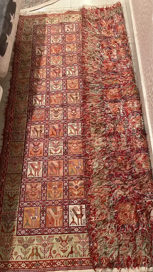 ورنی تمام ابریشم|فرش|تبریز, |دیوار