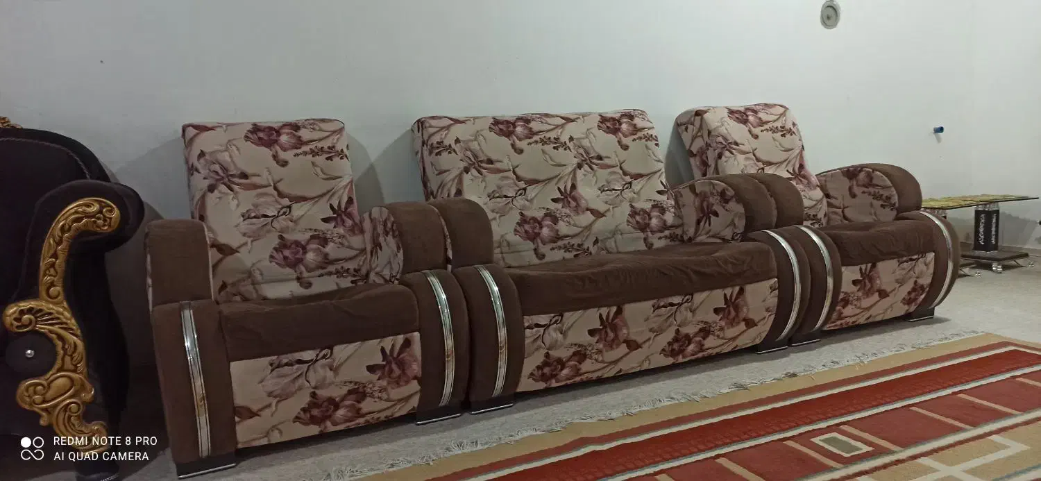 دو دست مبل هفت نفره|مبلمان خانگی و میز عسلی|ایلام, |دیوار