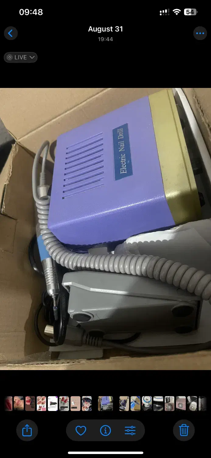 وسایل کاشت ناخن سوهان برقی|آرایشی، بهداشتی، درمانی|شیراز, فضلآباد|دیوار