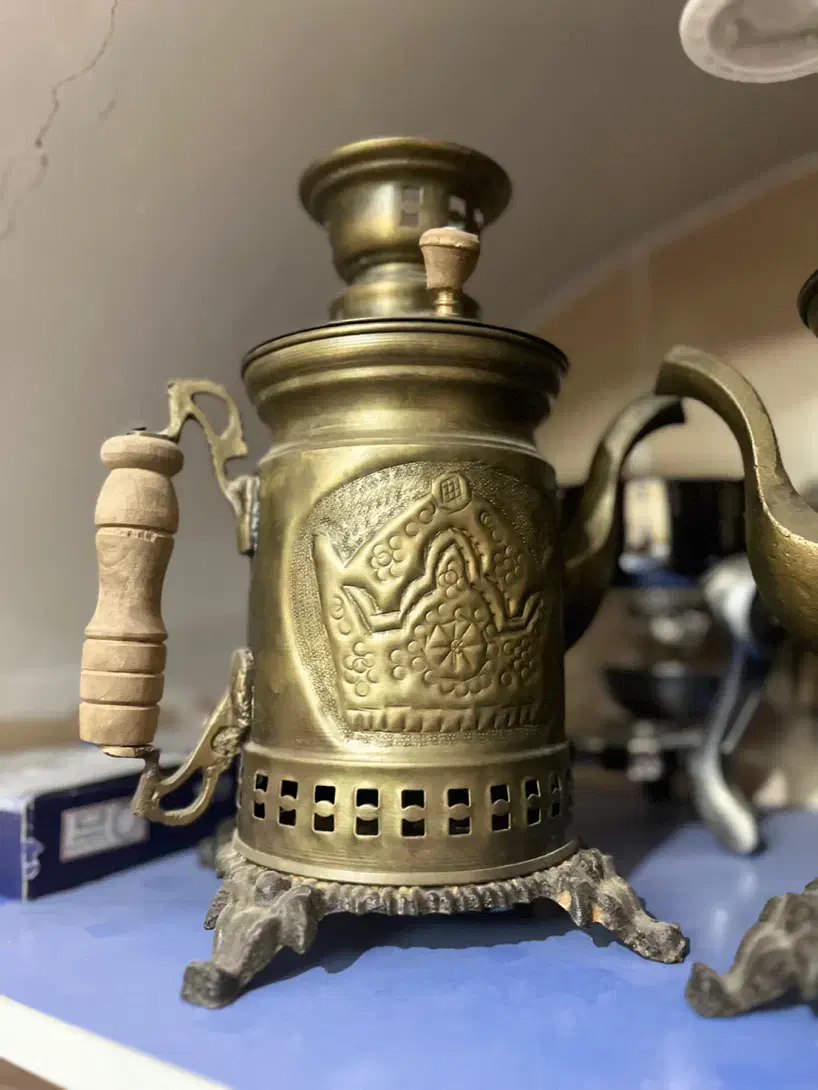 سماور ذغالی در حد نو|سماور، چای‌ساز، قهوه‌ساز|بیرجند, |دیوار