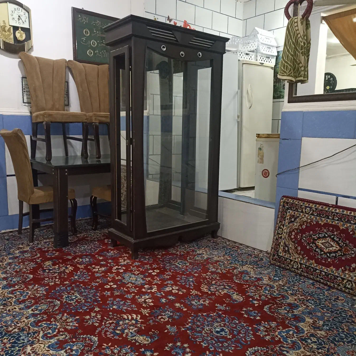 بوفه چوبی|بوفه، ویترین، کنسول|اهواز, کوی فرهنگیان ۲|دیوار