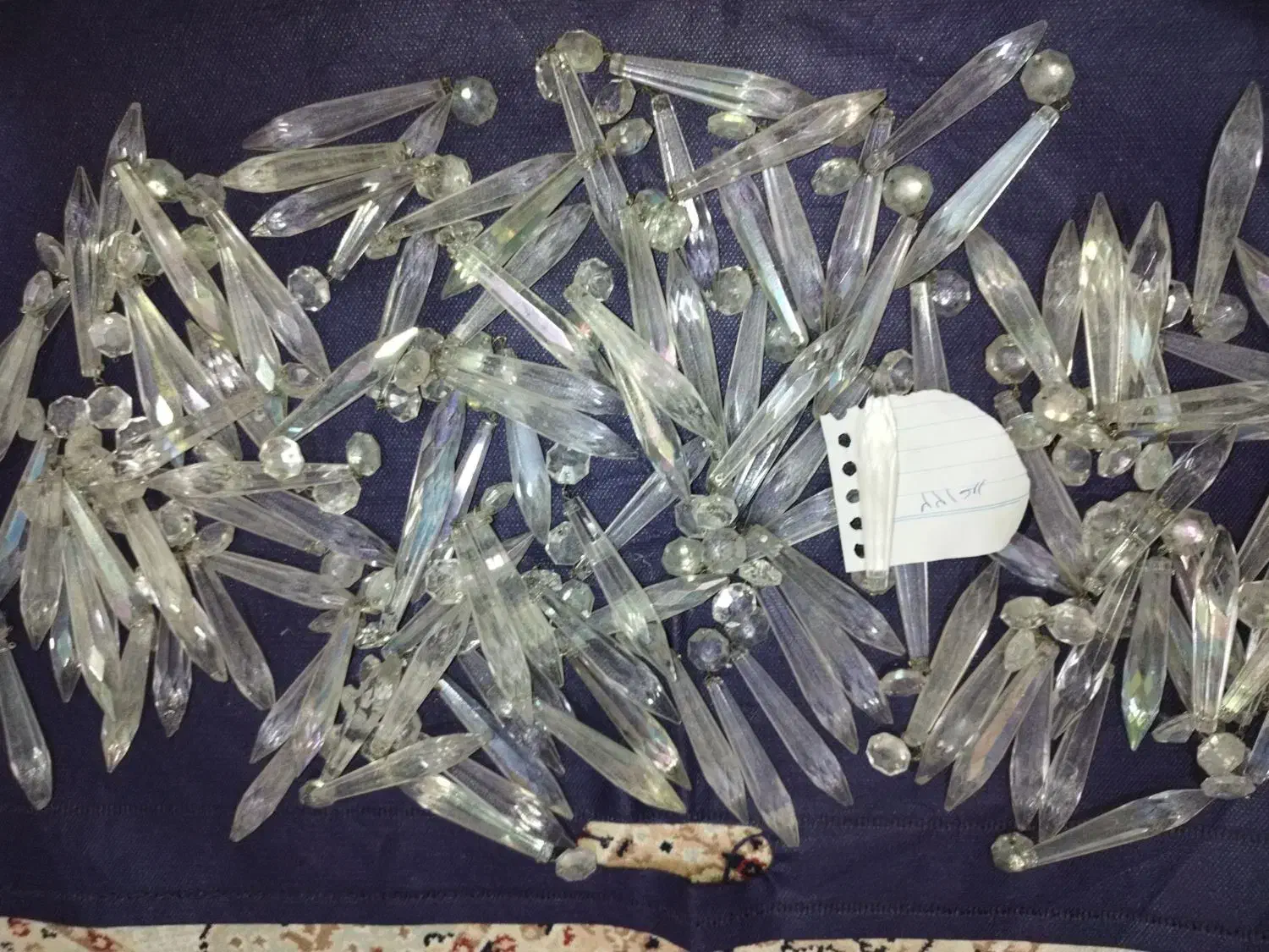 کریستال شمعی و اویزی و ستاره ای|لوستر و چراغ آویز|پاکدشت, پاکدشت (مامازند)|دیوار