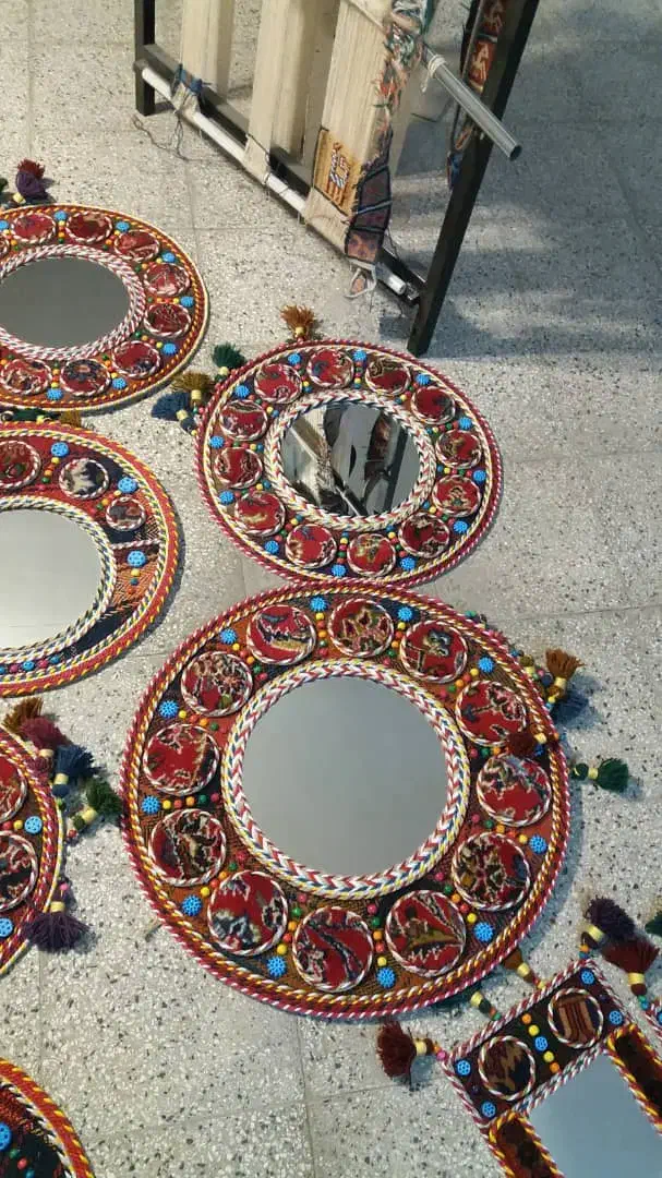 آینه فرش|صنایع دستی و سایر لوازم تزئینی|فردیس, شهرک هفده شهریور|دیوار