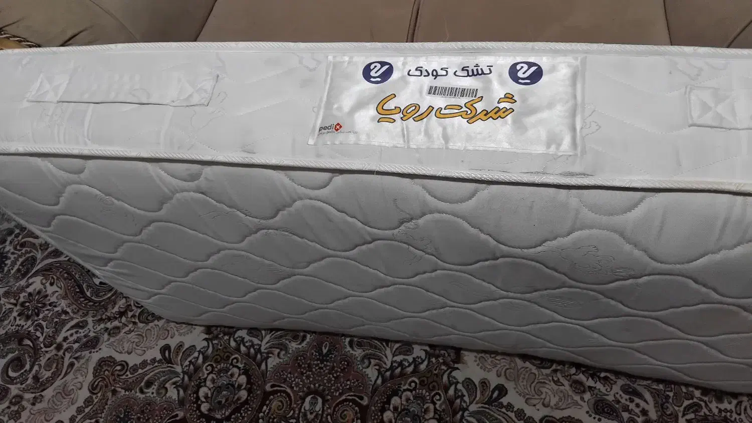 تخت کودک با تشک رویال درحدنو|تخت و صندلی بچه|کرمان, |دیوار