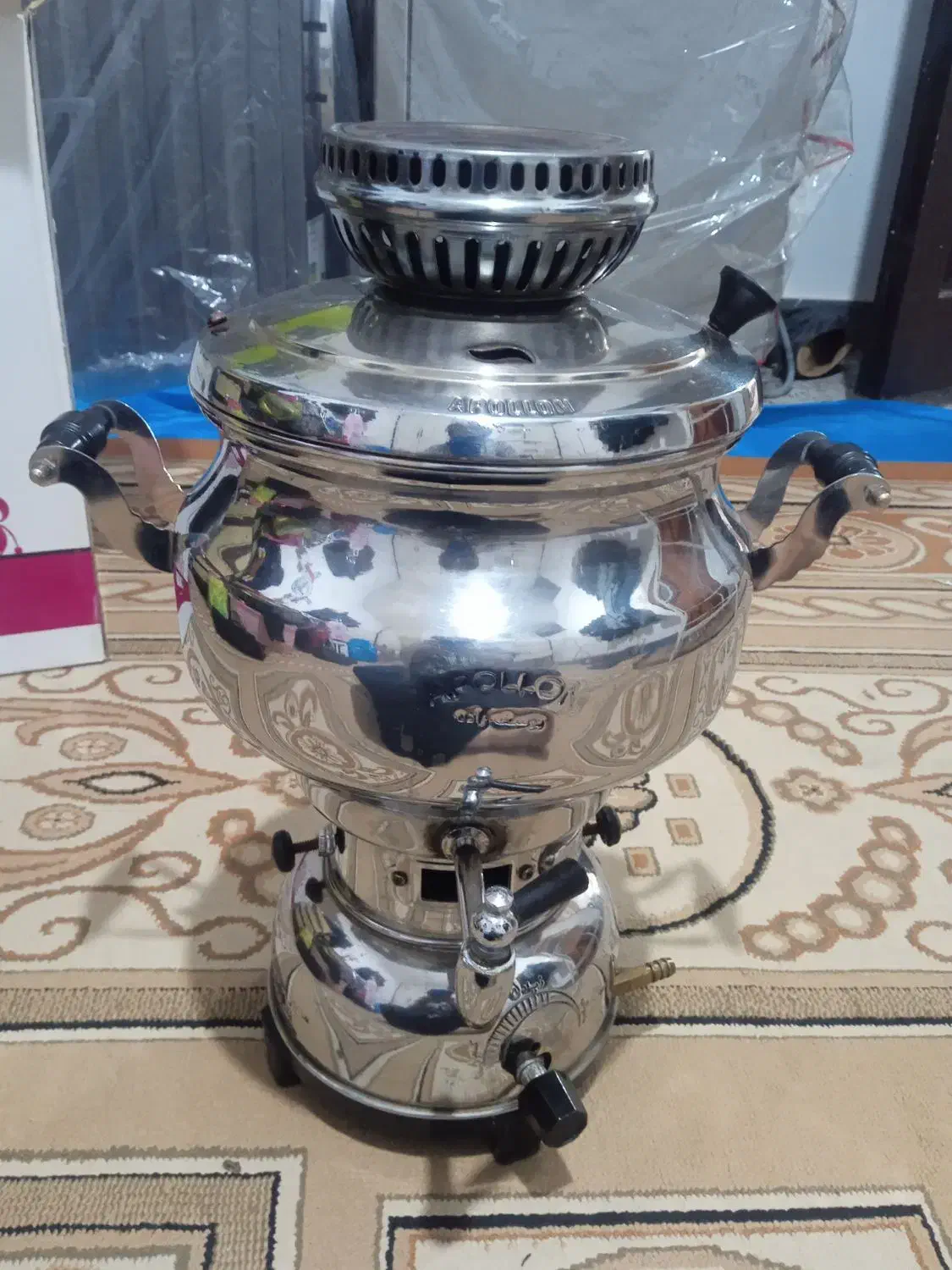 سماور گازی اپولون در حد نو۶لیتری|سماور، چایساز، قهوهساز|خرمآباد, |دیوار