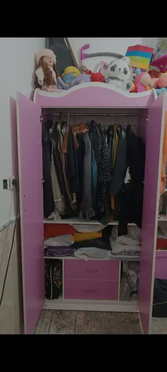 تخت و کمد نوجوان|تخت و سرویس خواب|قم, تعویض پلاک|دیوار