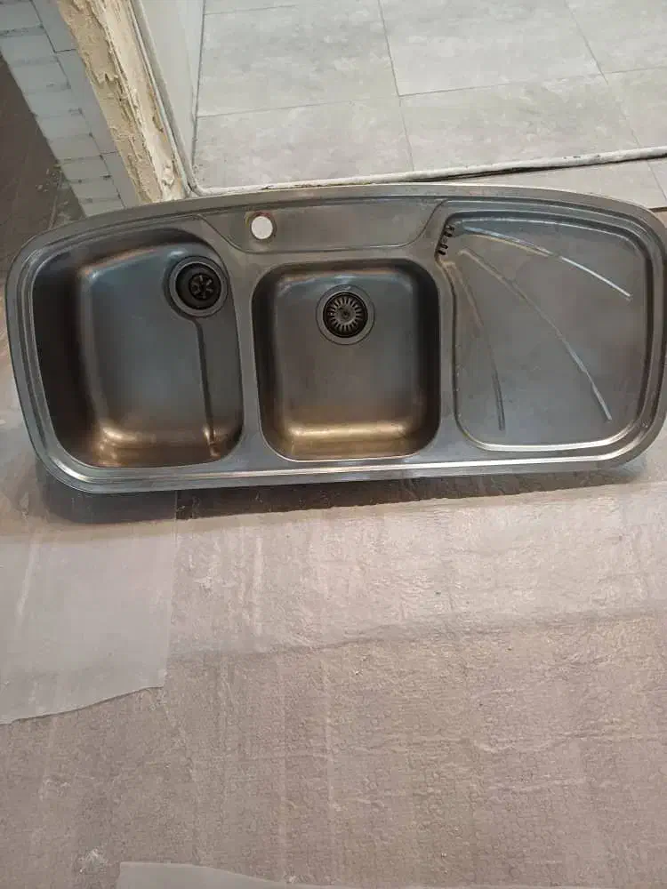 سینک اخوان دو لگنه کامل سالم|مصالح و تجهیزات ساختمان|تهران, نیلوفر|دیوار