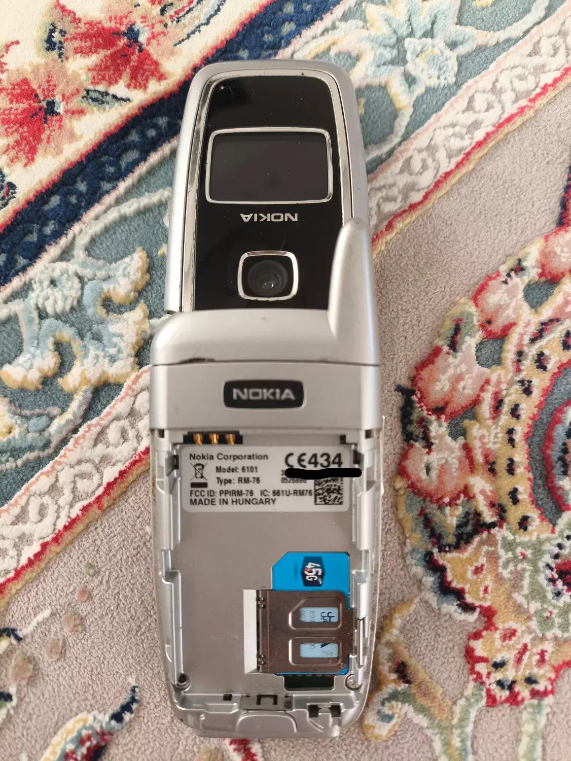 گوشی نوکیا آنتن دار قدیمی 6101 اصلی (۲۰۰۵/۱۳۸۴)|موبایل|بوکان, |دیوار