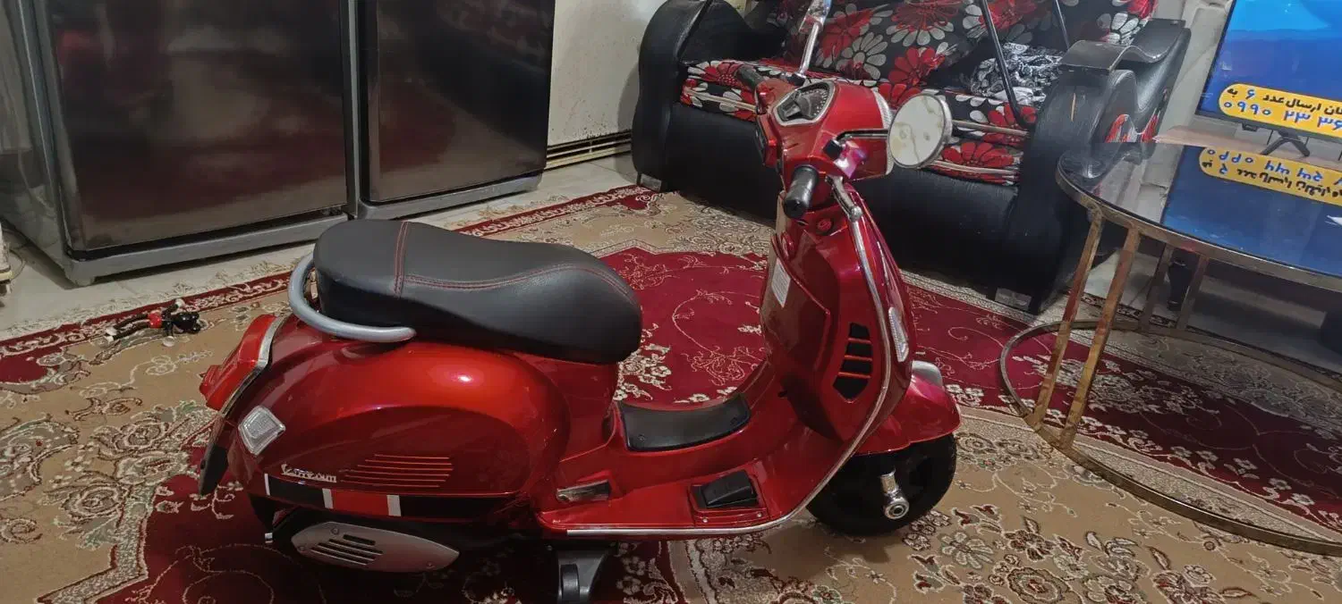 موتور شارژی وسپا|اسباب‌بازی بچه|لاهیجان, کوه بیجار|دیوار