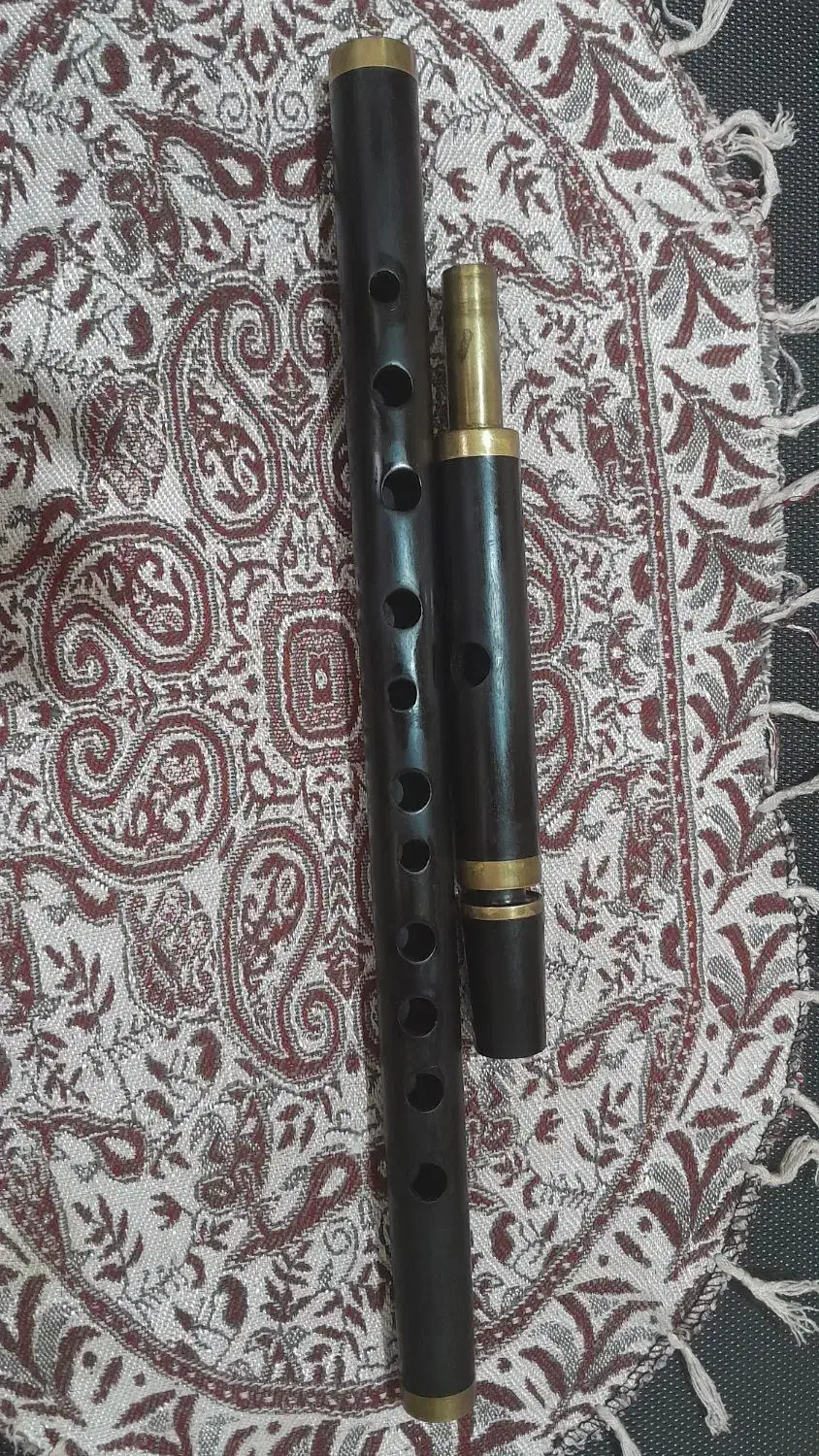 فلوت آبنوس کهنه|سازهای بادی|تهران, بریانک|دیوار