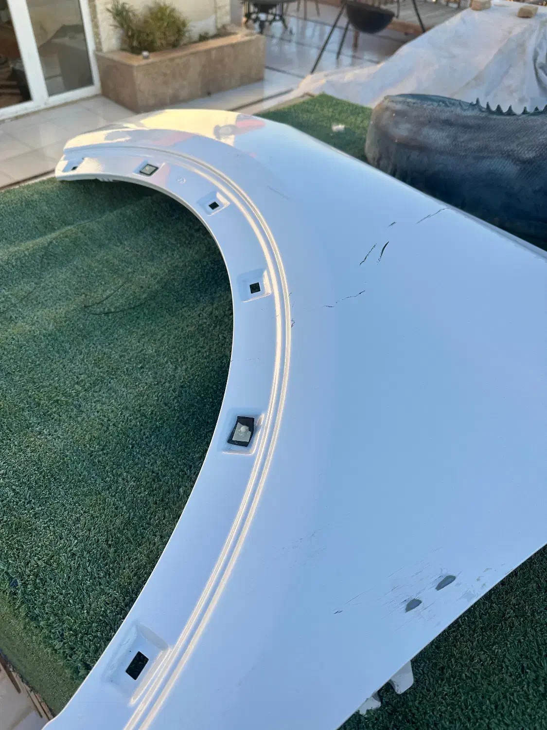 گلگیر سانتافه سفید|قطعات یدکی و لوازم جانبی|یزد, |دیوار