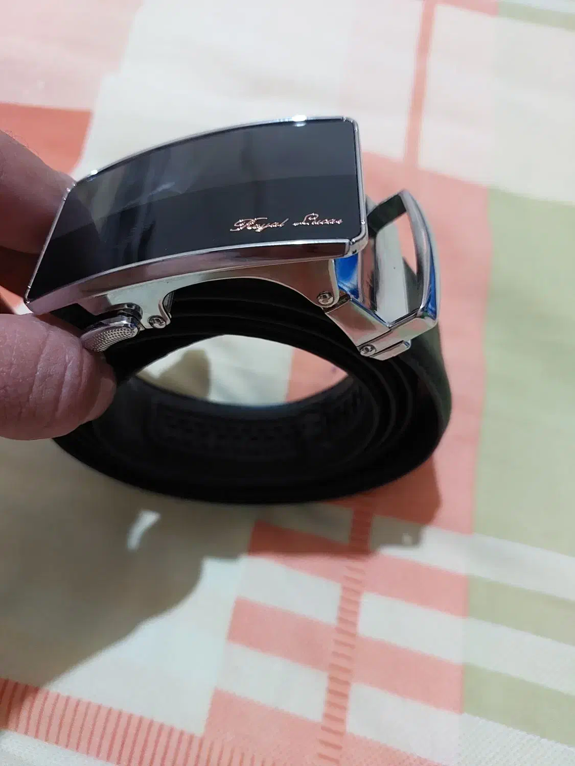 فروش کمربند ریلی چرم طبیعی|کیف، کفش، کمربند|کرج, شهرک امام رضا (ع)|دیوار