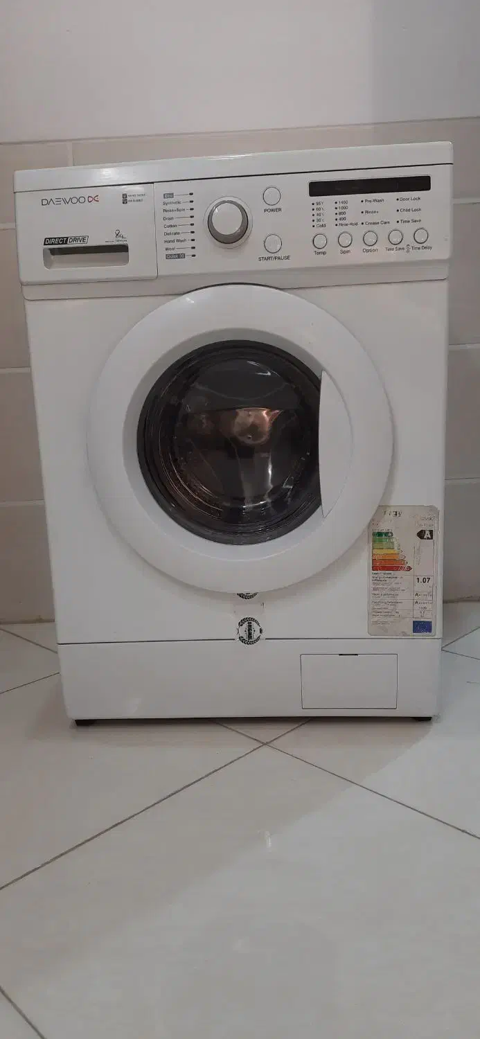 ماشین اباسشویی دوو ۸کیلویی|ماشین لباسشویی و خشک‌کن لباس|یاسوج, |دیوار