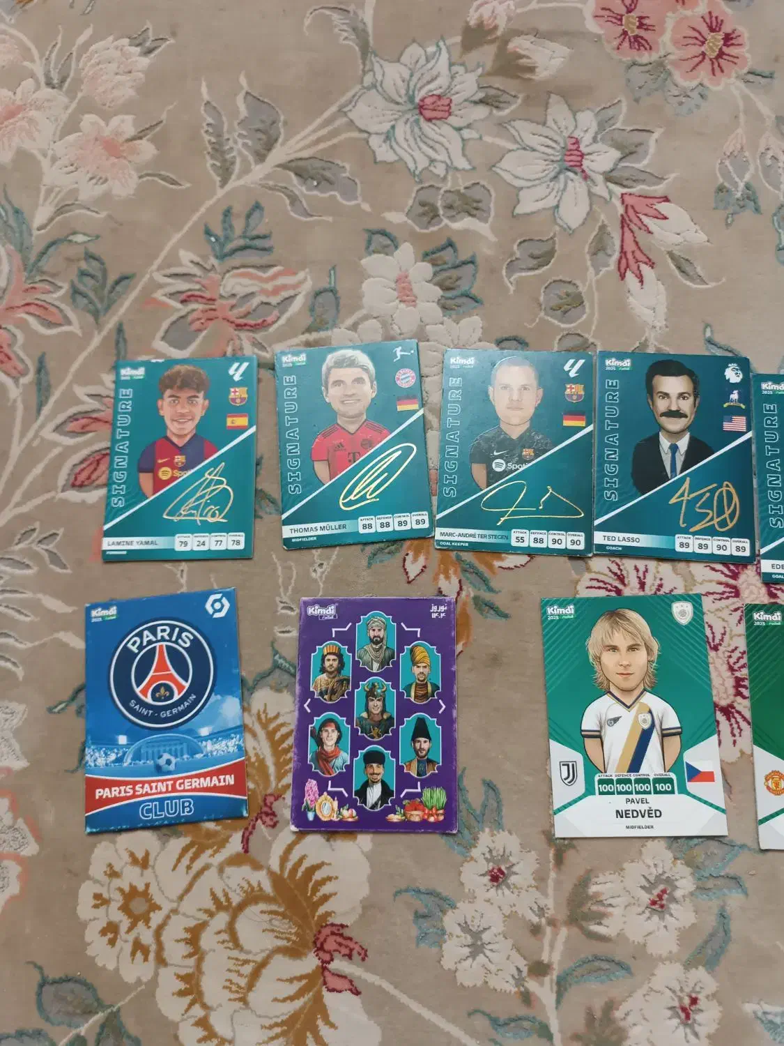 ۹عدد کارت امضا ۲عددکلاب ۲عددنوروزی ۲عددبالون دور|کلکسیون و سرگرمی|آران و بیدگل, |دیوار