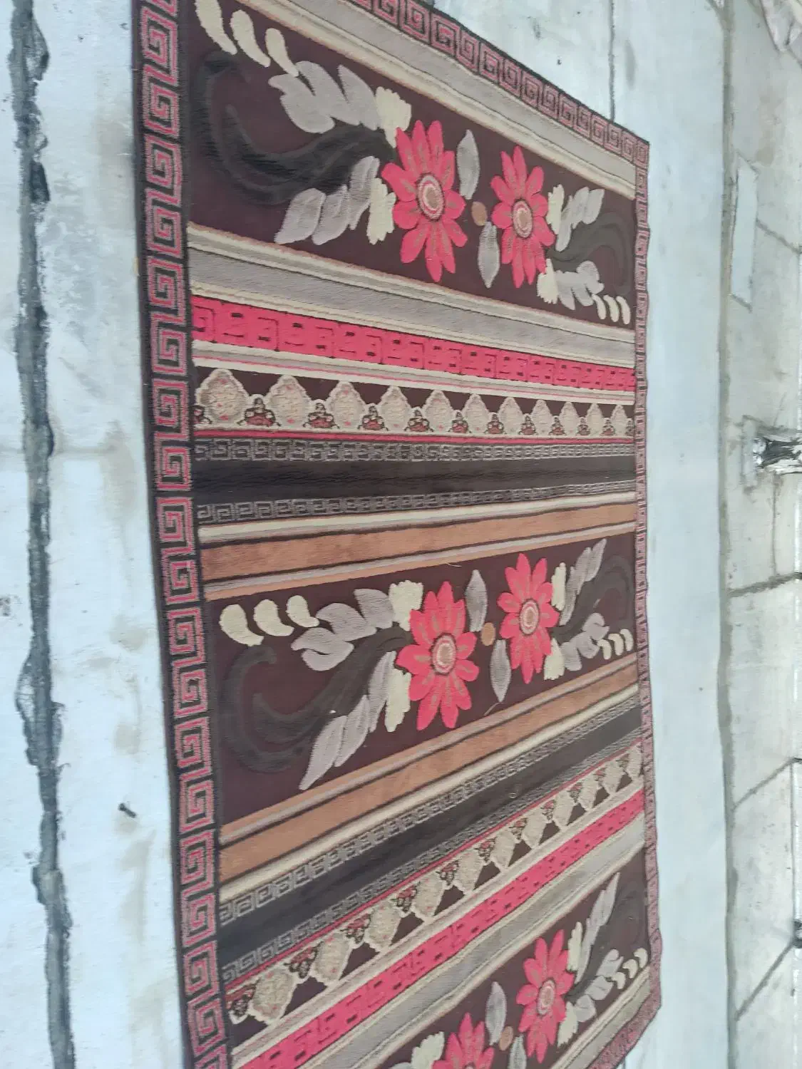 گلیم فرش|گلیم، جاجیم، گبه|کرمانشاه, |دیوار