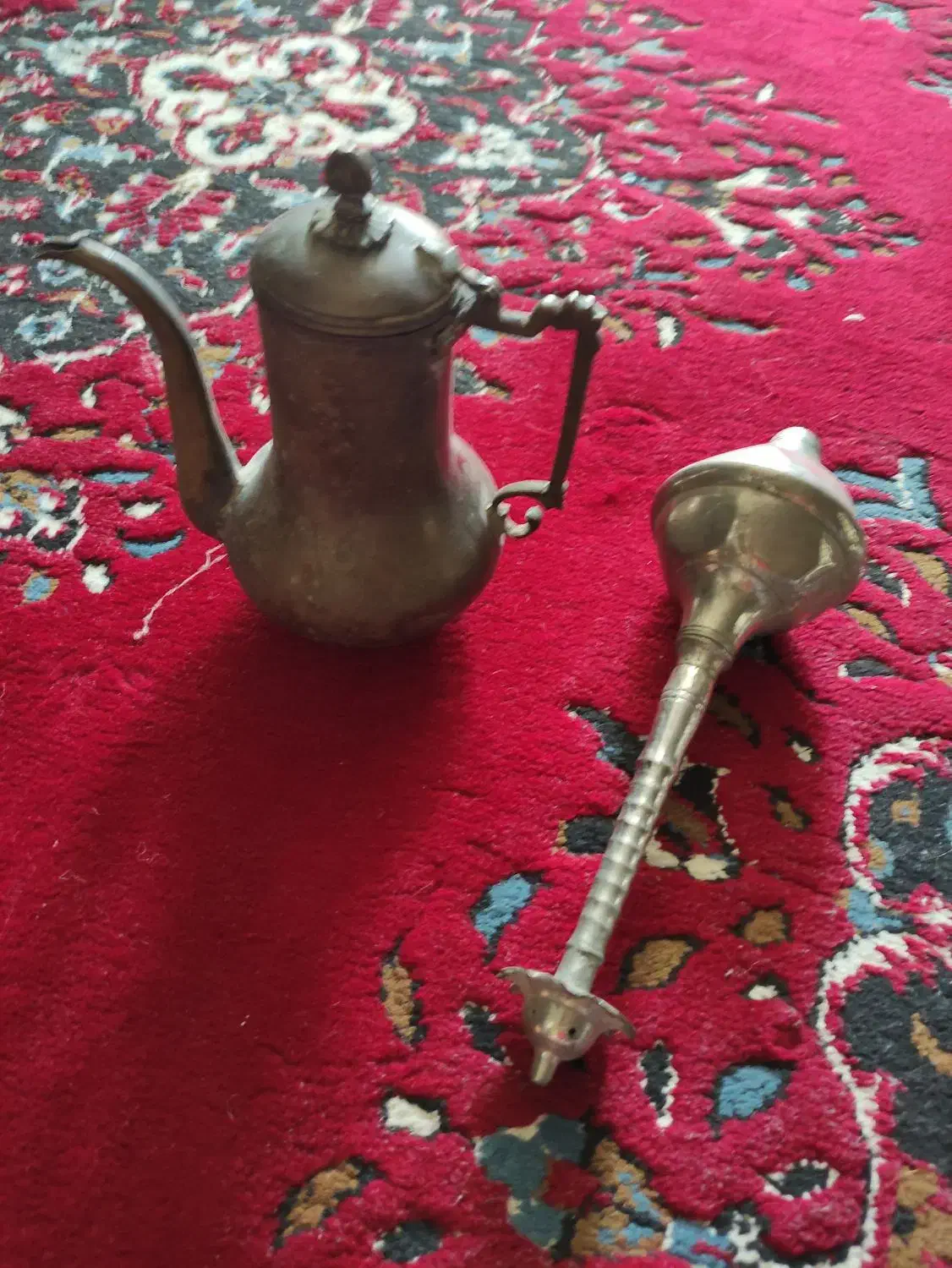 دیگ مسی وسایل قدیمی عتیقه|کلکسیون اشیاء عتیقه|برازجان, |دیوار