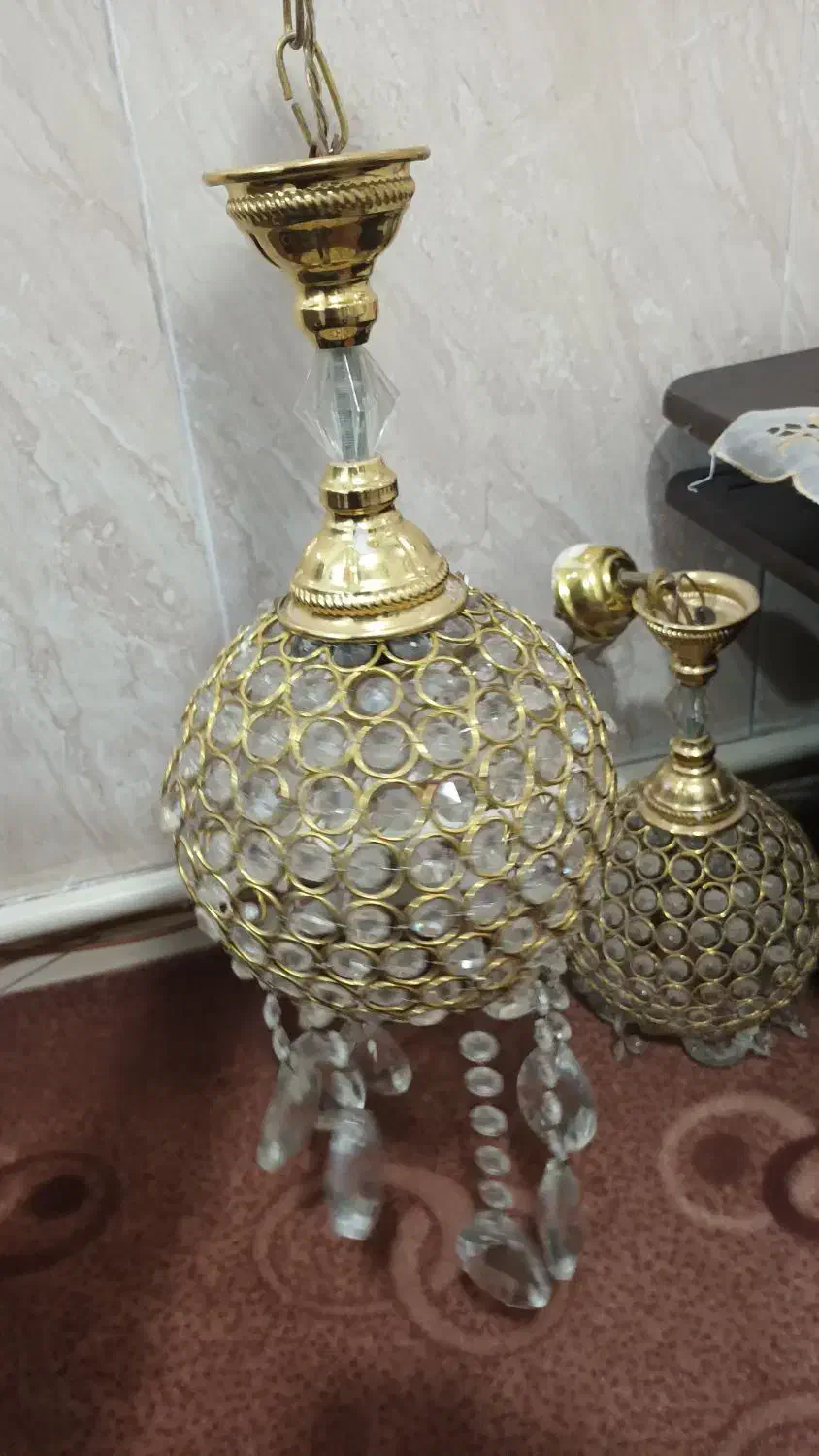 لوستر|لوستر و چراغ آویز|رباط‌کریم, نصیرشهر|دیوار