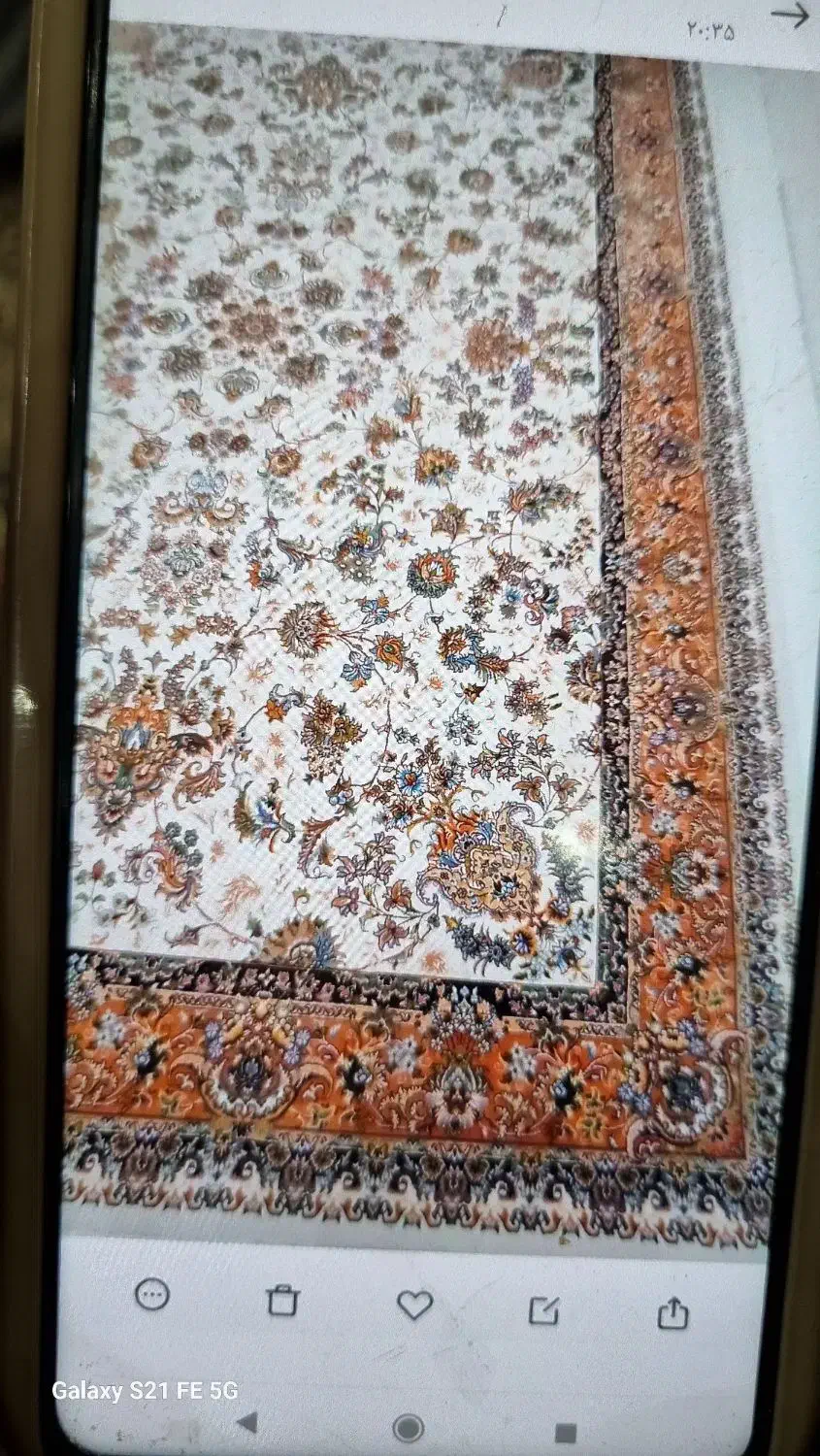 فرش ۶متری نو نو چندماه استفاده شده..تخفیف هم داره|فرش|ملایر, |دیوار
