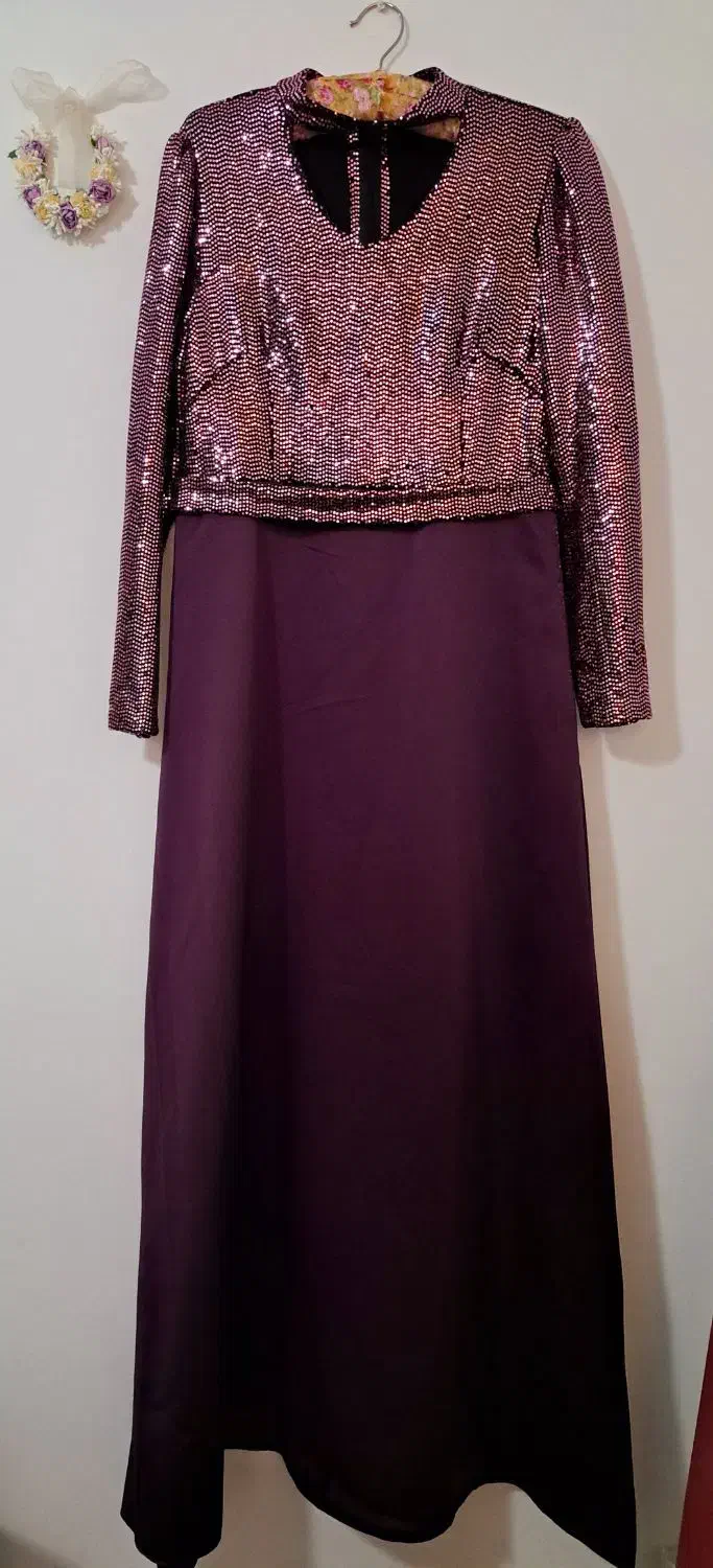 پیراهن مجلسی پوشیده سایز ۴۰ و ۴۲|لباس|قائم‌شهر, |دیوار