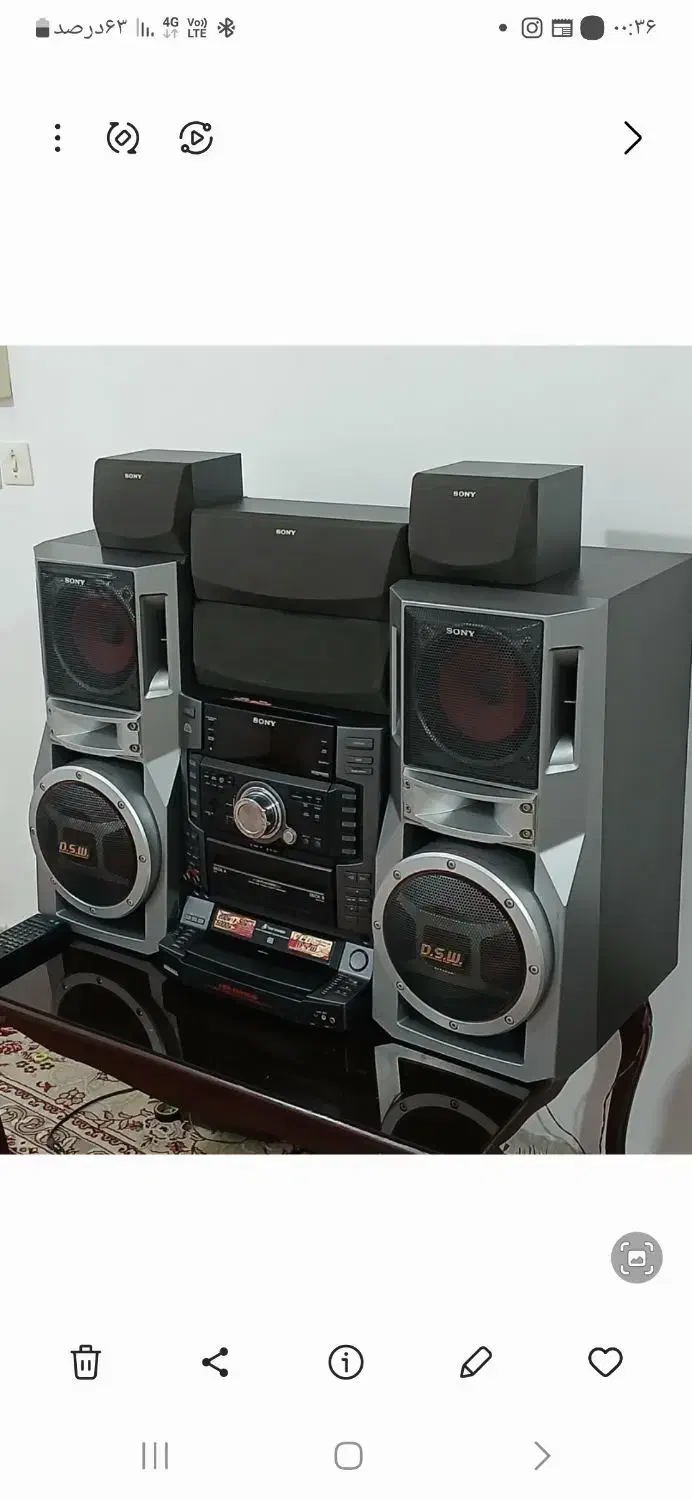 ضبط سونی مدلXgv10 البیتی|سیستم صوتی خانگی|ساری, |دیوار