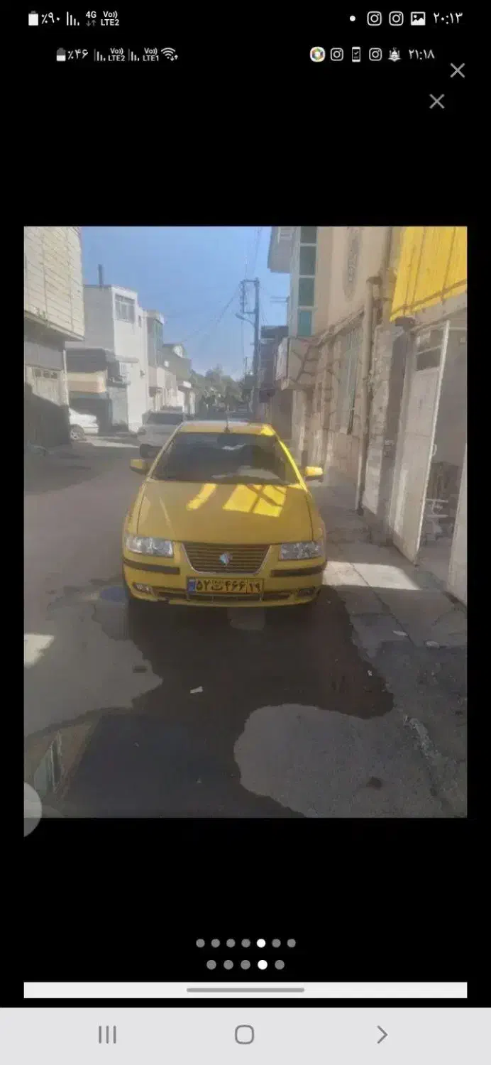 تاکسی سمند EF صفر|خودرو سواری و وانت|کرمانشاه, |دیوار