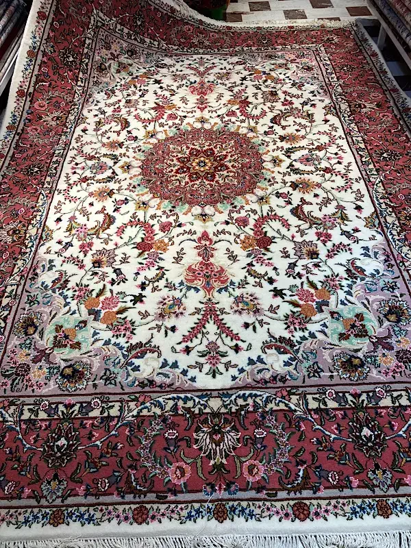 فرش دستباف جفت ۹ متری کاشمر علیا نو آکبند دستبافت|فرش|تهران, مولوی|دیوار